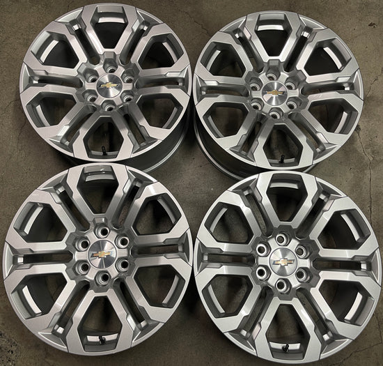Four 2025 Chevy Colorado Factory 20 Wheels OEM Rims 84943335 Silverado Sierra Canyon 6x135