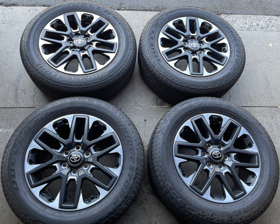 Sold 2025 Toyota Tundra Factory 20 Wheels Tires OEM Rims Bridgestone 265/60/20
