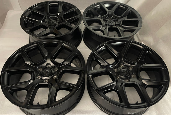 2025 Dodge RAM 1500 Laramie Factory 22 Wheels Rims 2684 OEM 5YD61TRMAB Black