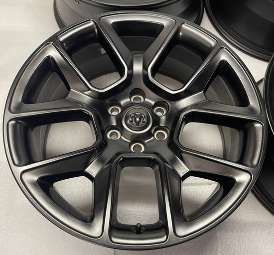 2025 Dodge RAM 1500 Laramie Factory 22 Wheels Rims 2684 OEM 5YD61TRMAB Black