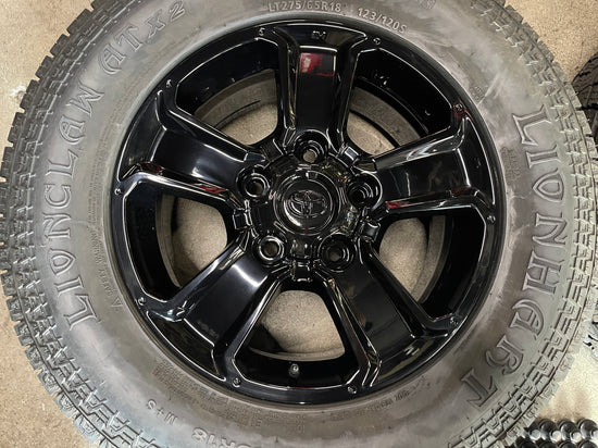 Sold 2020 Toyota Tundra Factory 18 Wheels Tires OEM Rims 75156 Sequoia Gloss Black 5x150