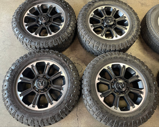 Dodge RAM 2500 3500 Laramie Factory 20 Wheels Tires OEM Rims LT285/60/20 Black