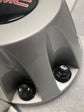 Sold Set of 4 2011-2023 GMC Sierra 3500 Dually Silver Center Caps 9597805 9597796 OEM
