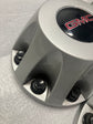Sold Set of 4 2011-2023 GMC Sierra 3500 Dually Silver Center Caps 9597805 9597796 OEM