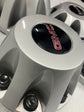 Sold Set of 4 2011-2023 GMC Sierra 3500 Dually Silver Center Caps 9597805 9597796 OEM