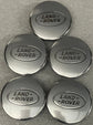 Sold Set of Five Land Range Rover Polished Silver Wheel Center Caps Authentic LR094546