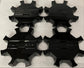 Sold Four 2023-2025 Hummer EV Black center caps for 18" OEM wheels rim 84806055