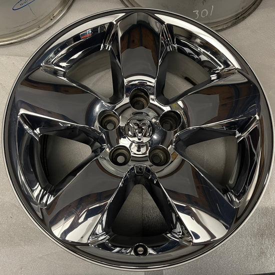 One 2013-2018 Dodge RAM 1500 Factory 20 Chrome Clad Wheel OEM 2495C Rim