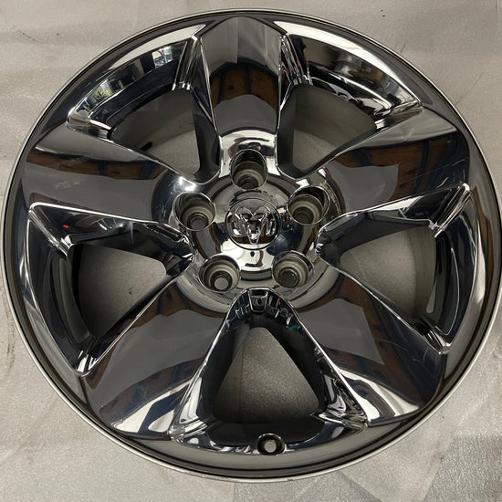 One Sgle (1) 2013-2018 Dodge RAM 1500 Factory 20 Chrome Clad Wheel OEM 2495C Rim