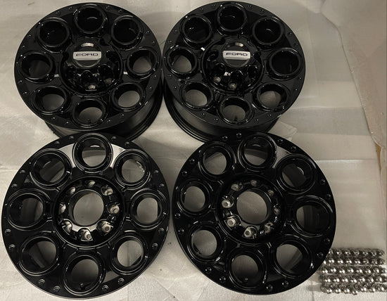 Four 2026 Ford F250 F350 TREMOR Factory 20 Wheels OEM 10484 Rim Black PC3J1007AA
