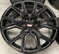 2023-2026 GMC Yukon 1500 OEM 22" Machined Black Wheel Rim Set of 4 | 84040801 23376319 14087