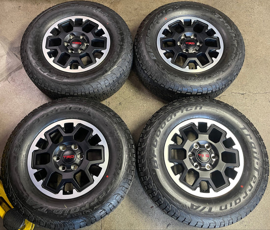 2026 Toyota Tacoma 4Runner 17 TRD Factory Wheels Tires OEM RIMS BFG 265/70/17
