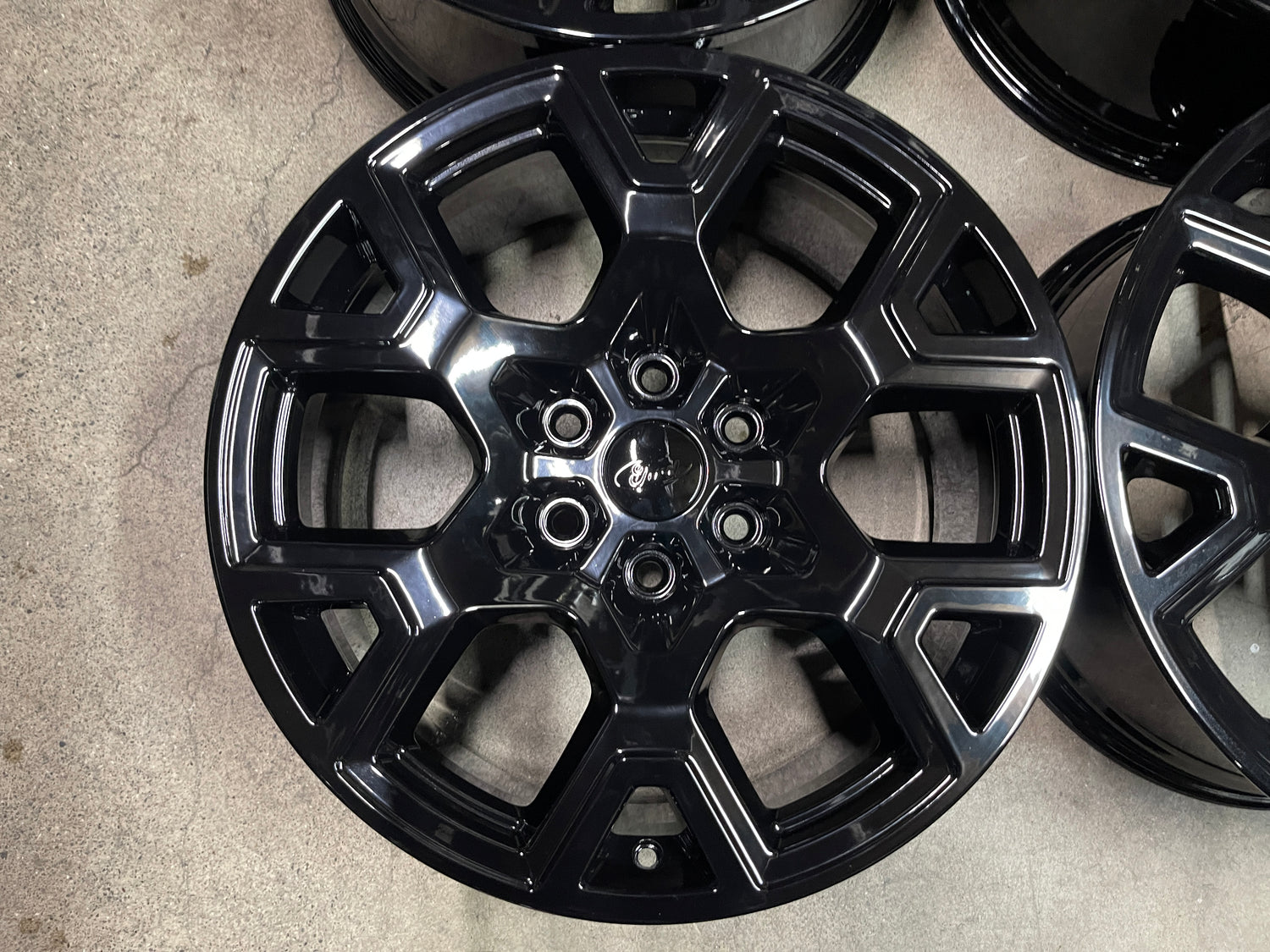 Four 2025 Ford F150 Factory 20 Wheels OEM RIMS RL341007HA Gloss Black ...