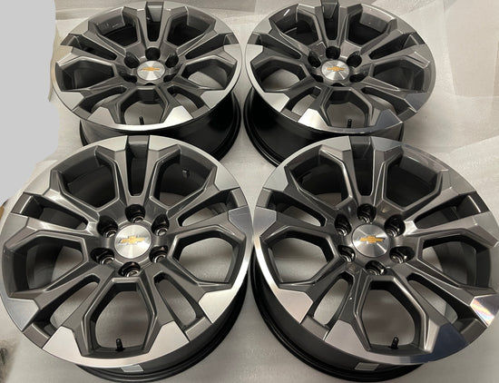 Four 2026 Chevy Silverado 1500 Factory 20 Wheels OEM Rim Tahoe Suburban 84775278