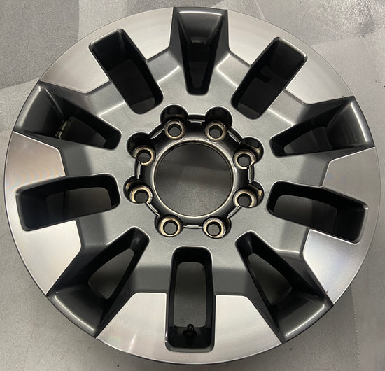 2021-2025 Chevrolet Silverado 2500 Factory 20" Machined Charcoal OEM Wheel Rim | 84742718 14032