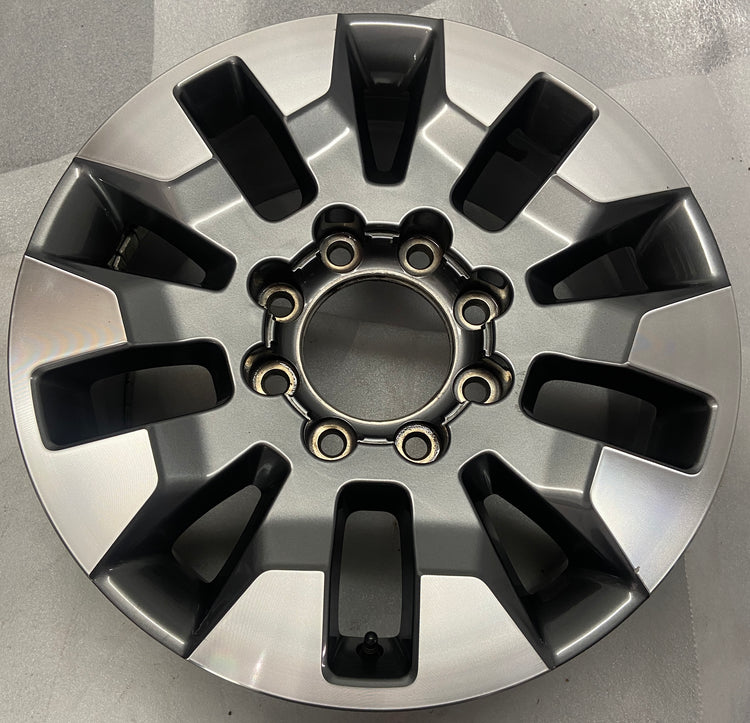 2021-2025 Chevrolet Silverado 2500 Factory 20" Machined Charcoal OEM Wheel Rim | 84742718 14032
