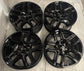 Sold Four 2026 Chevy Silverado LTZ Factory 20 Wheels OEM 5913 Rims Tahoe Black 23377017