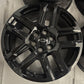 Sold Four 2026 Chevy Silverado LTZ Factory 20 Wheels OEM 5913 Rims Tahoe Black 23377017
