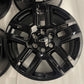 Sold Four 2026 Chevy Silverado LTZ Factory 20 Wheels OEM 5913 Rims Tahoe Black 23377017