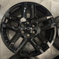Sold Four 2026 Chevy Silverado LTZ Factory 20 Wheels OEM 5913 Rims Tahoe Black 23377017