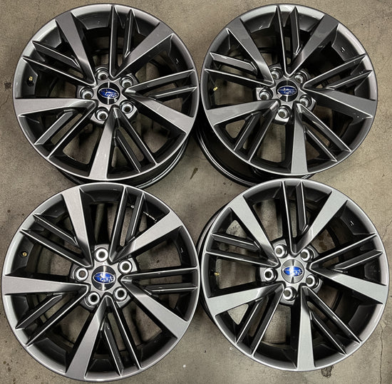 Four 2023 SUbaru WRX Factory 17 Wheels OEM 68895 RIMS 28111-FJ031