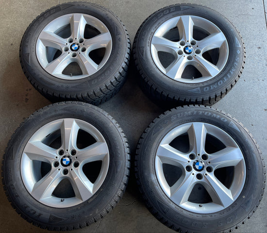 2013 BMW X5 Factory 18 Wheels Tires OEM Rims 86077 255/55/18 Sumitomo Snow / Ice Winter