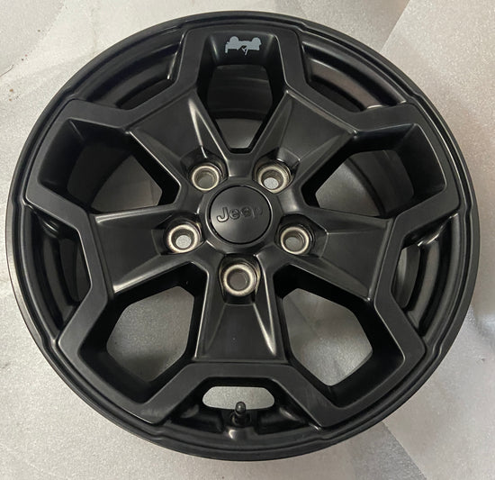 2021-2023 Jeep Gladiator OEM 17 inch Semi Gloss Black Wheel Rim Single
