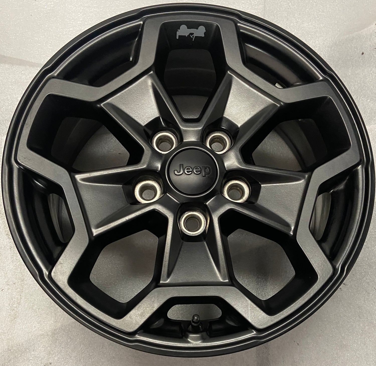 2021-2023 Jeep Gladiator OEM 17 inch Semi Gloss Black Wheel Rim Single
