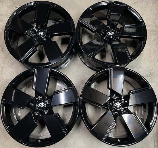2024 Hyundai Palisade Santa Fe factory 20 Wheels Oem Rims Tucson Gloss Black