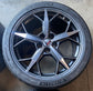 2020-2025 Chevrolet Corvette C8 Stingray OEM 19"/20" Machined Charcoal Wheel/Rim Tire Set of 4 | 23404165 / 23404168 14160A / 14163A
