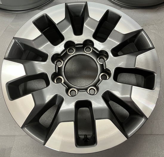 Sold Single (1) 2024 Chevrolet Silverado 2500 Machined Grey 20 Wheel Rim 14032 OEM 84742718