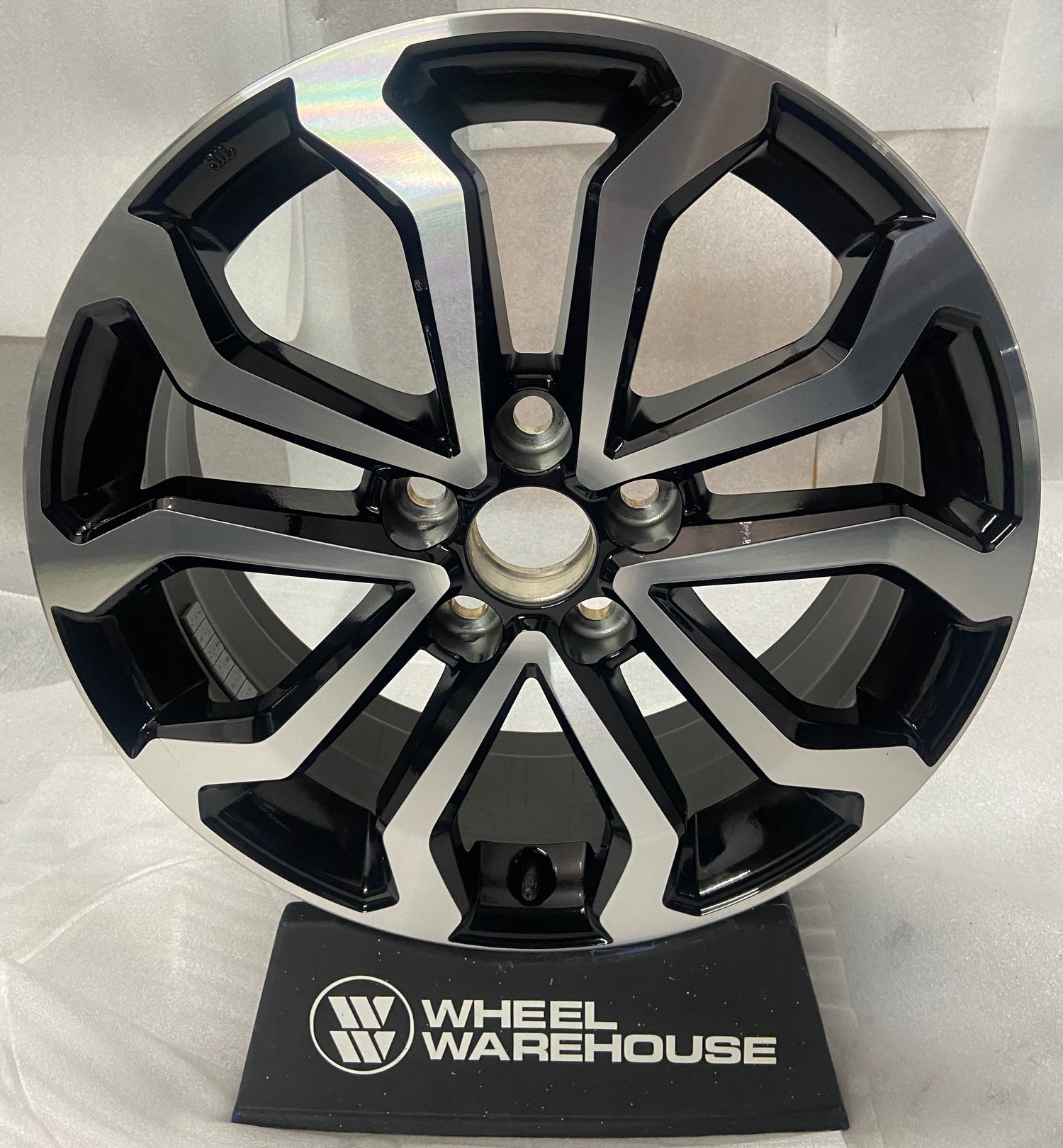 2023-2026 Toyota Corolla Cross OEM 17" Machined Black Wheel Rim | 42110A410 10518
