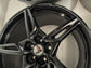 Sold Four 2025 Chevy Corvette C8 Factory 19 20 Wheels OEM 23404163 23404154 Black