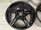 Sold Four 2025 Chevy Corvette C8 Factory 19 20 Wheels OEM 23404163 23404154 Black