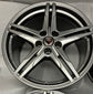 Sold Four 2026 Chevy Corvette C8 factory 19 20 Wheels OEM Forged 84978126 / 8127 Silver