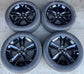 2024-2025 Ford Mustang GT OEM 18" Gloss Black Wheel/Rim Tire Set of 4 | PR3C1007BA 10593 Continental ProContact TX
