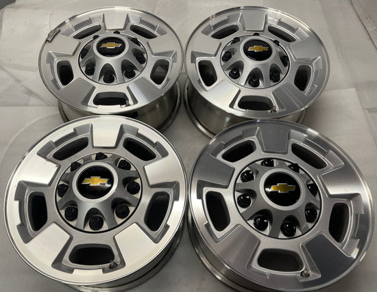 Sold Four factory 2019 Chevy Silverado 2500 3500 17 Wheels Rims 5500 OEM 9597727