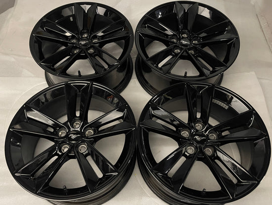 2024-2026 Ford Mustang GT OEM 18 Inch Gloss Black Wheel Rim Set of 4 PR3C1007BA