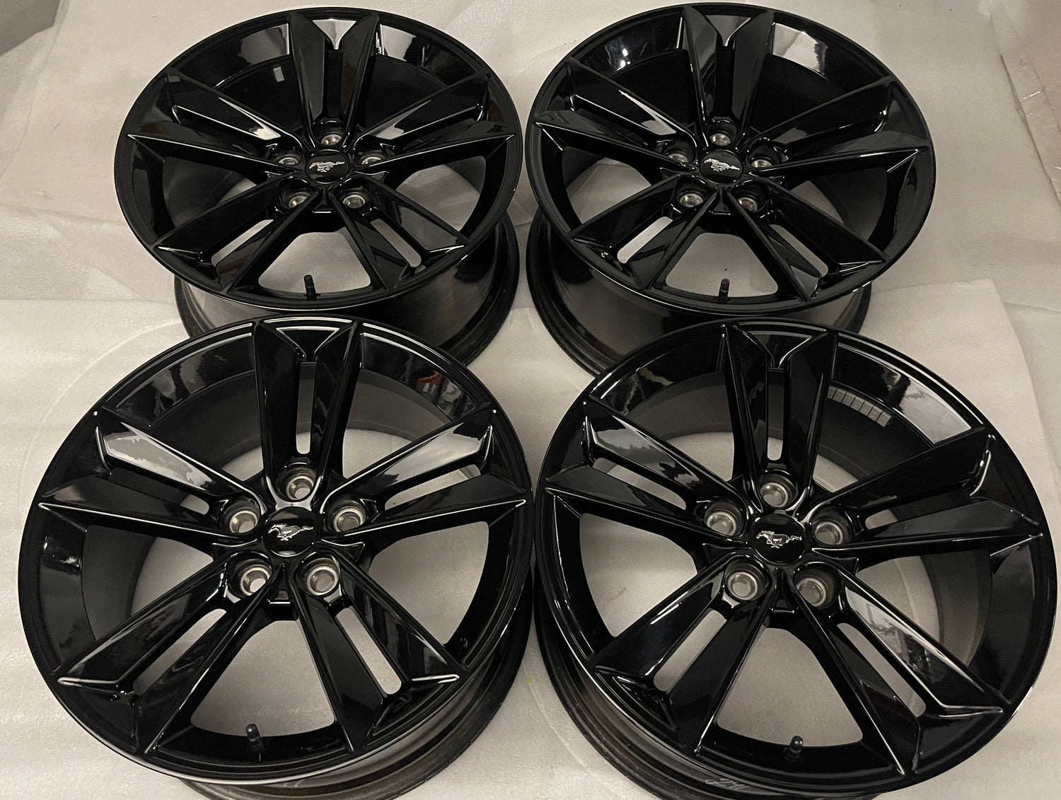 2024-2026 Ford Mustang GT OEM 18 Inch Gloss Black Wheel Rim Set of 4 PR3C1007BA