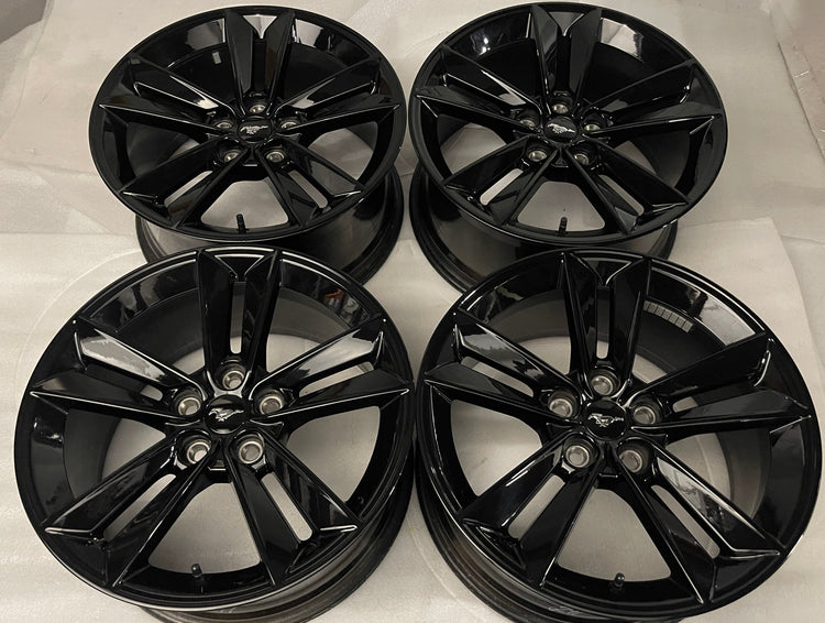 2024-2026 Ford Mustang GT OEM 18 Inch Gloss Black Wheel Rim Set of 4 PR3C1007BA