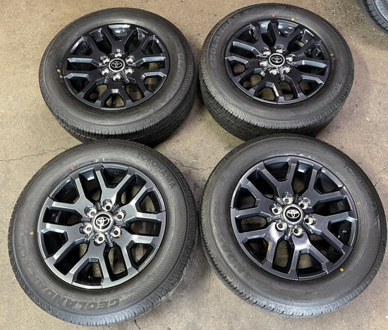 2022-2026 Toyota Tundra Platinum Factory 20" Dark Gray Wheel/Rim Tire Set of 4 OEM Original 426110C310