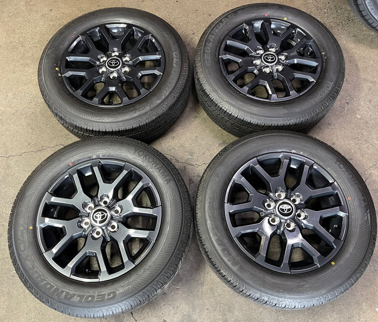 2022-2026 Toyota Tundra Platinum Factory 20" Dark Gray Wheel/Rim Tire Set of 4 OEM Original 426110C310