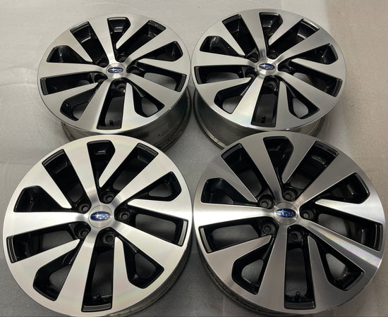2015-2024 Subaru Outback OEM 17" Machined Face Dark Gray Wheel/Rim Set of 4 Original 28111AN04A