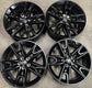 Four 2024 Toyota Grand Highlander Factory 20 Wheels Rims OEM Black