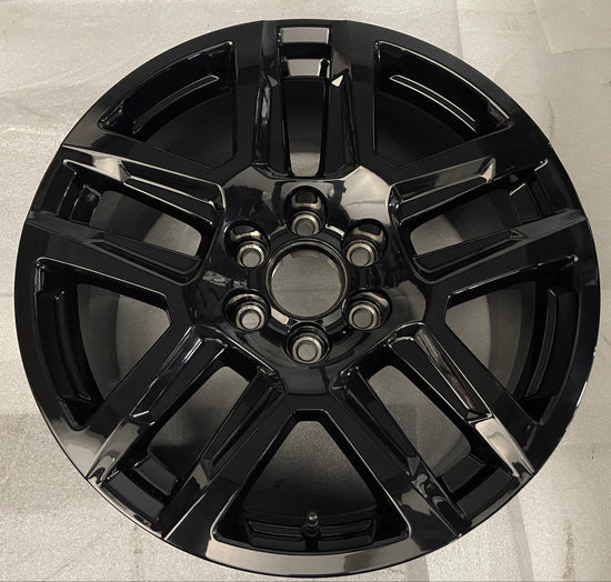 Sold One 2025 Chevy Silverado LTZ Factory 20 Wheel OEM 5913 Rim Tahoe Black 23377017