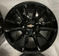 Sold Four 2025 Chevy Silverado Factory 17 Wheels Rims OEM 5908 Tahoe Suburban 1500 Black