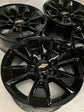 Sold Four 2025 Chevy Silverado Factory 17 Wheels Rims OEM 5908 Tahoe Suburban 1500 Black