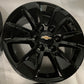 Sold Four 2025 Chevy Silverado Factory 17 Wheels Rims OEM 5908 Tahoe Suburban 1500 Black
