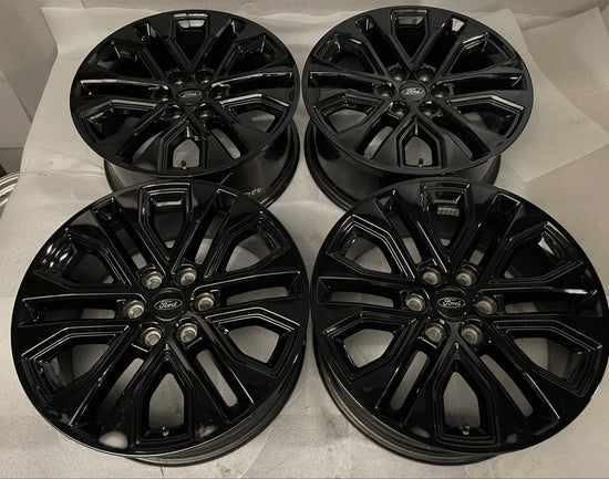 Four 2023-2026 Ford F150 Lariat OEM Factory 20 Wheels Gloss Black RL3J1007BA Fits 2005-2025 6x135