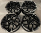 2025 2026 Kia K4 OEM 18" Black Machined Wheels Rims Set of 4 | 52910GG300 52910GG350
